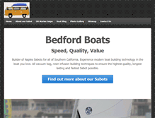 Tablet Screenshot of bedfordboats.com